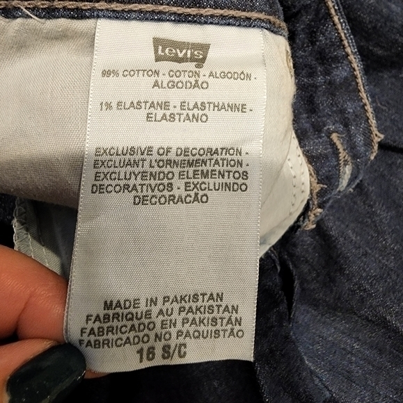 Levi's‎ Mid Rise Skinny Jeans Size 16 S/C - Picture 4 of 11